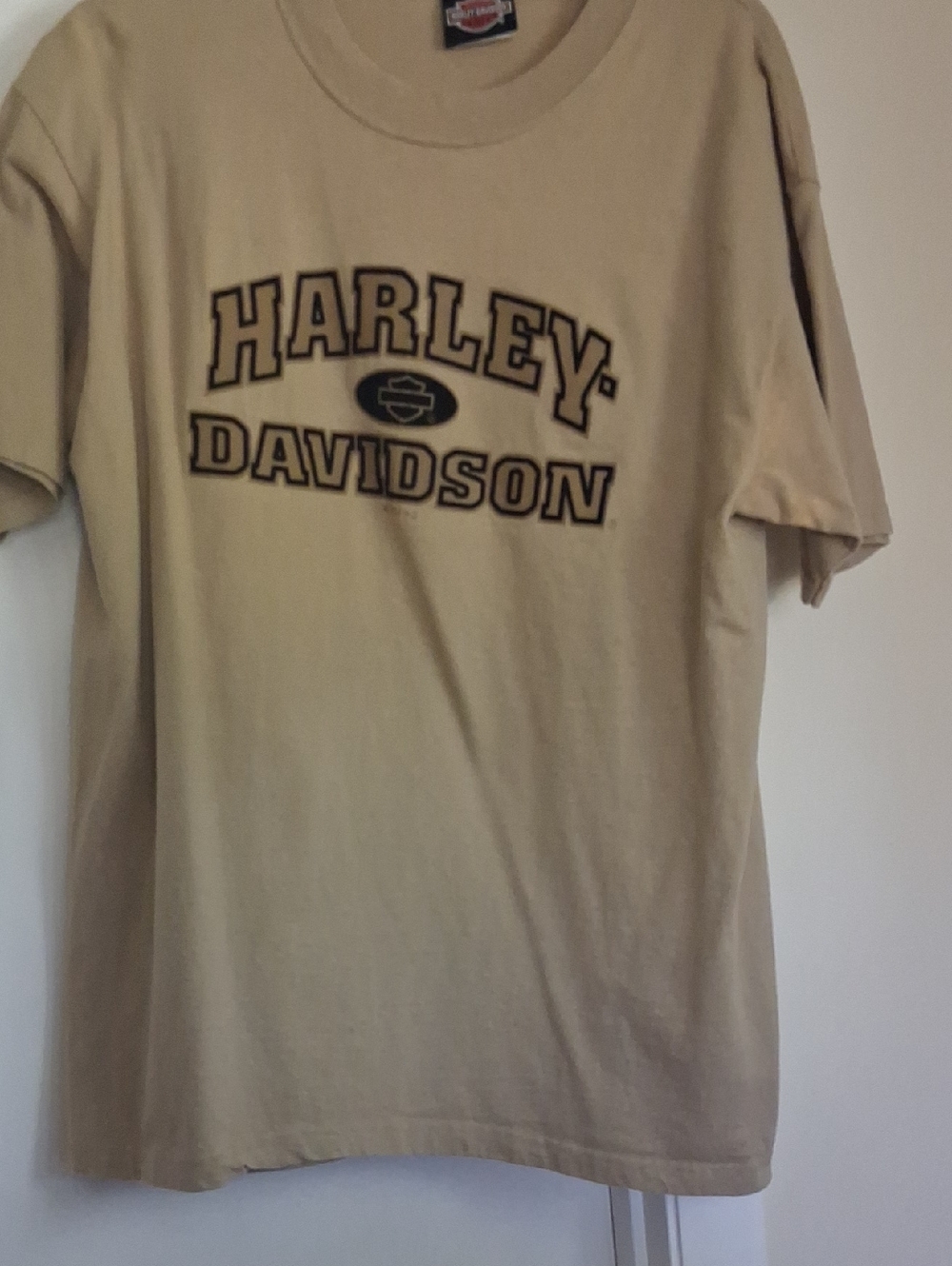 Harley-Davidson San Antonio, Texas beige Short Sleeve Logo Tee